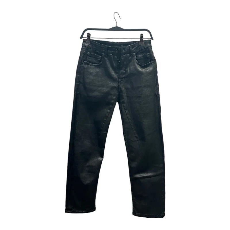 Designer Style RICK OWENS DRKSHDW/Bottoms/26/Leather/BLK/ASHYJEAN
