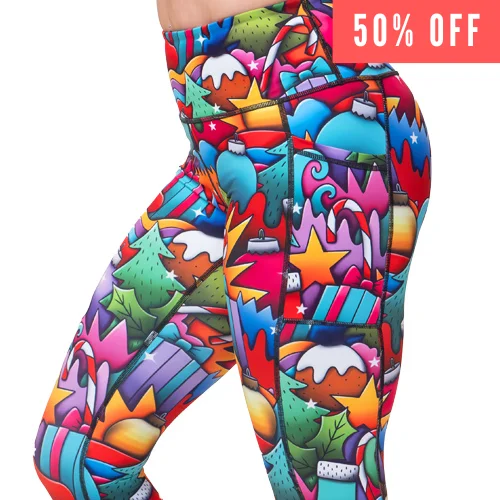 Energy Wear Christmas Smash Leggings