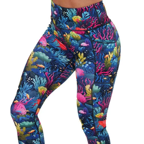 Simple Comfort Coral Reef Leggings