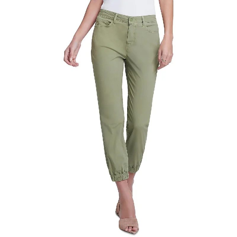 Classic Series L'Agence Womens High-Rise Cotton Jogger Pants