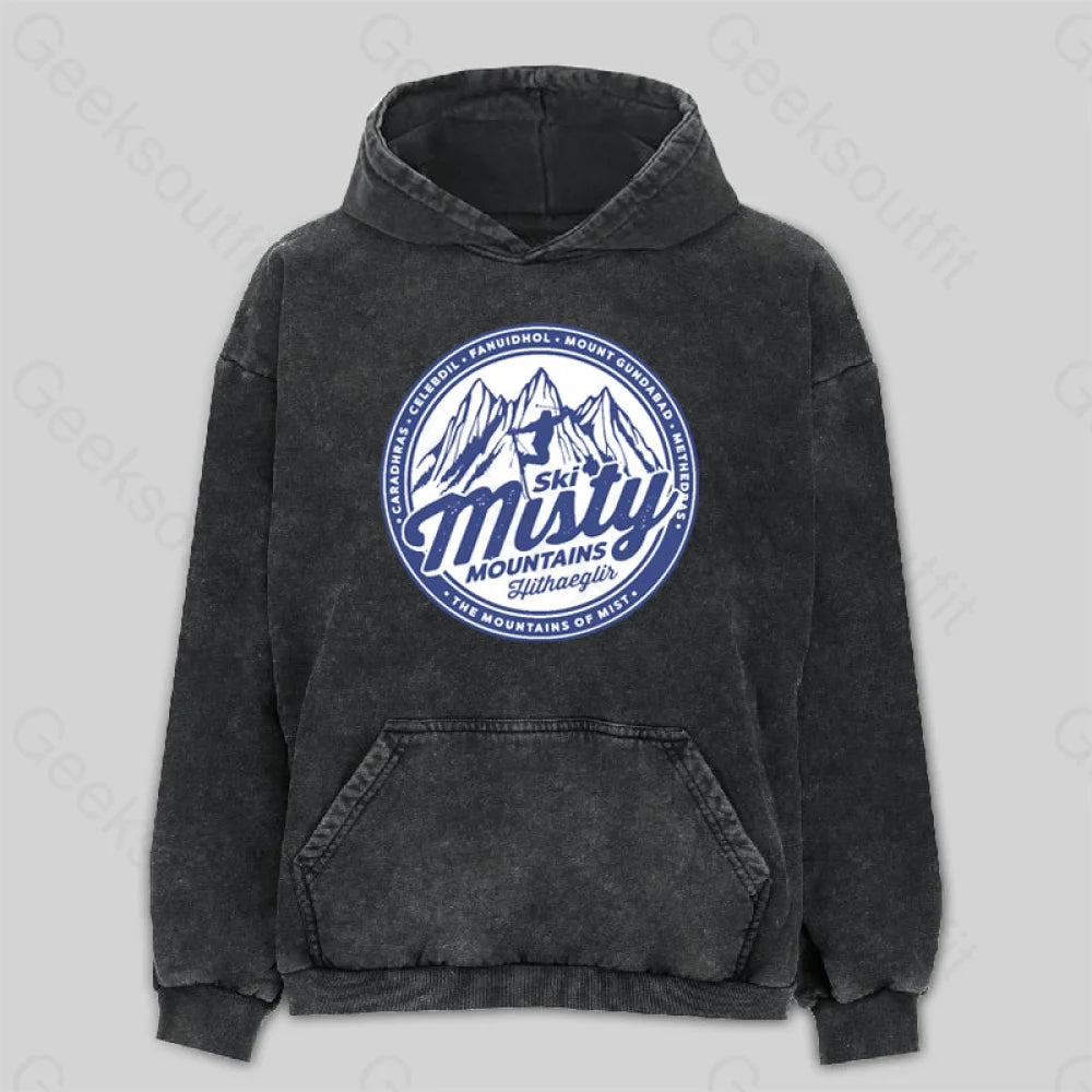 Modernism Misty Mountains Washed Hoodie