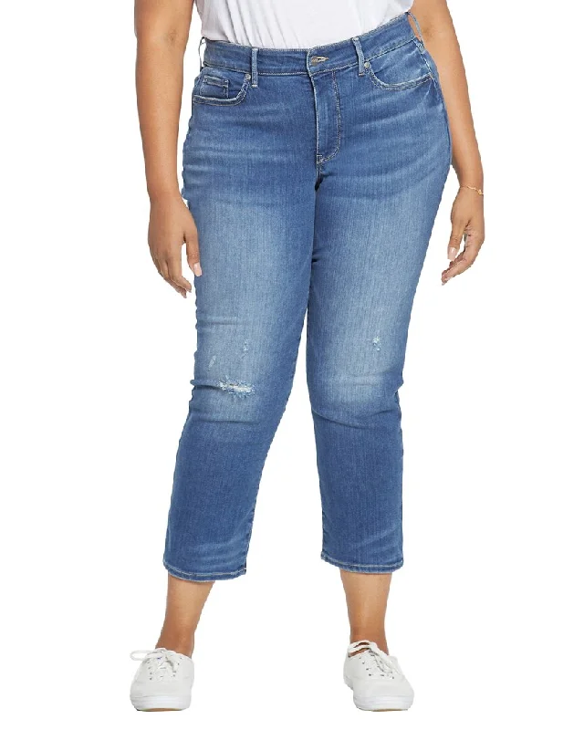 Floral Prints NYDJ Plus Marilyn Sacha Ankle Jean