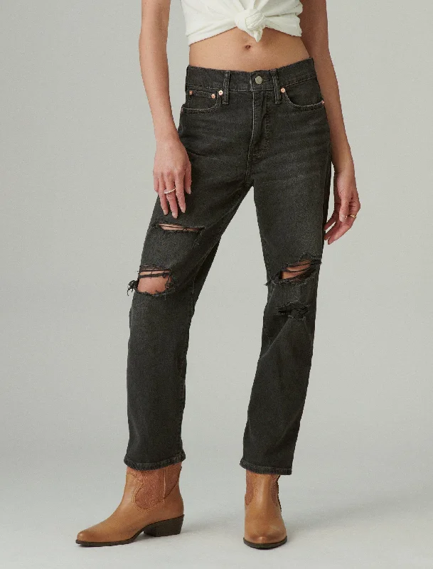 End Of The Year Lucky Brand Women's High Rise Zoe Straight