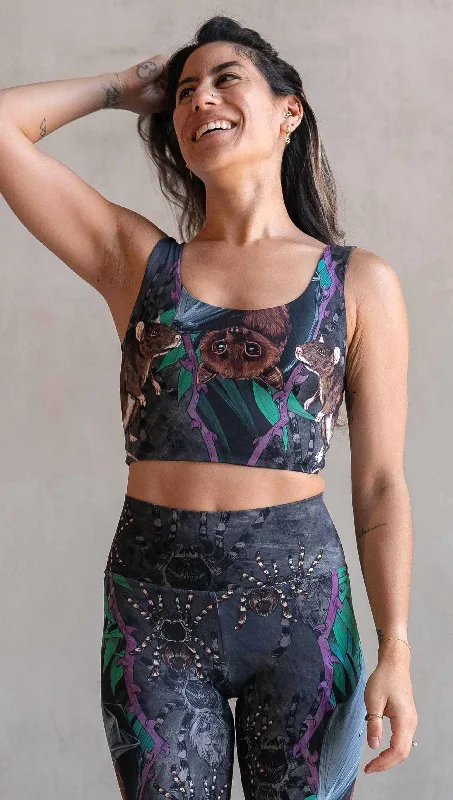 Floral Prints Spooky Season Top - Reversible