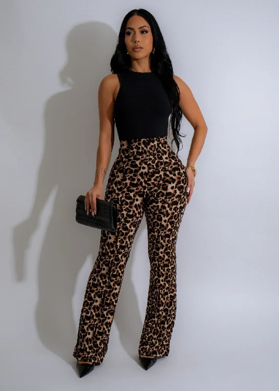 Carefree Style Wild Stride Pants Brown