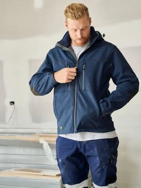 Relaxed Dresses Bisley Flex & Move™ Hooded Softshell Jacket BJ6570