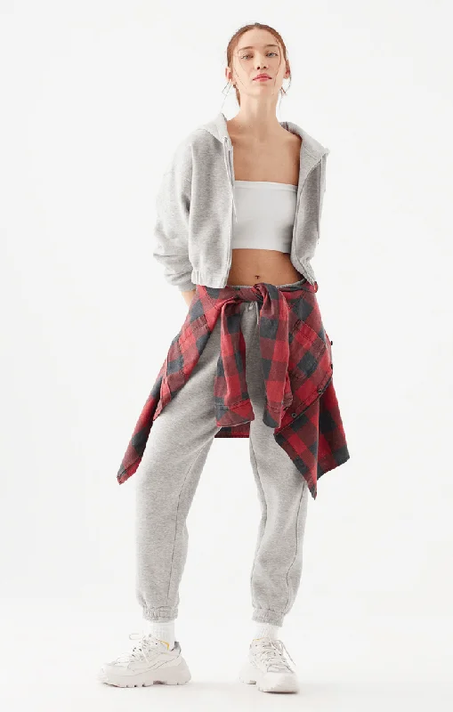 New Products SWEATPANTS IN GREY MELANGE