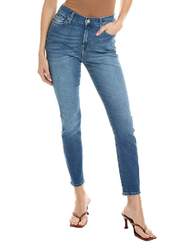 Fashionable And Versatile 7 For All Mankind High-Waist Gwenevere Sal Jean