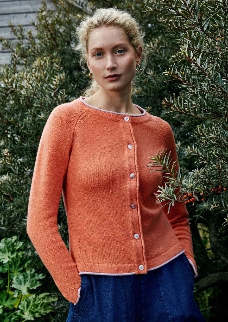 IrelandsEye Killiney Cardigan | Coral