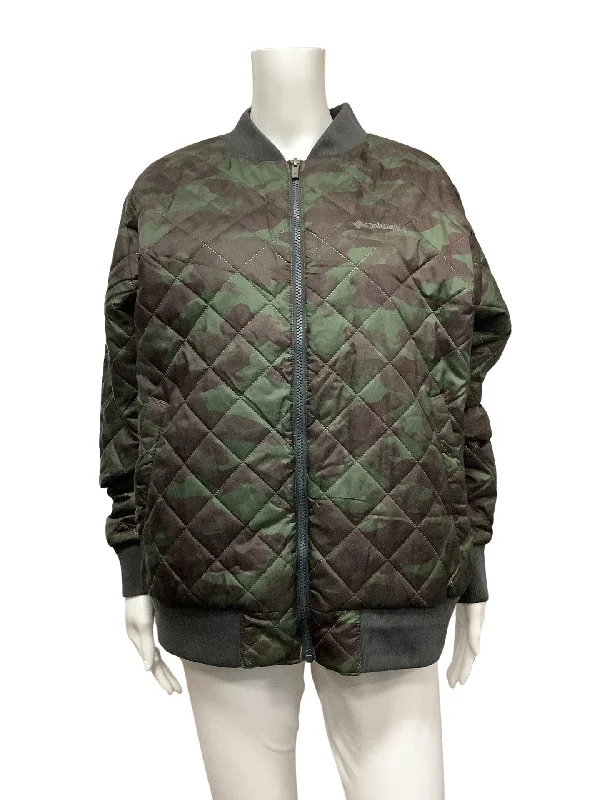 Columbia Women's Jacket Camo Quilted Thermal Coil Size: XL