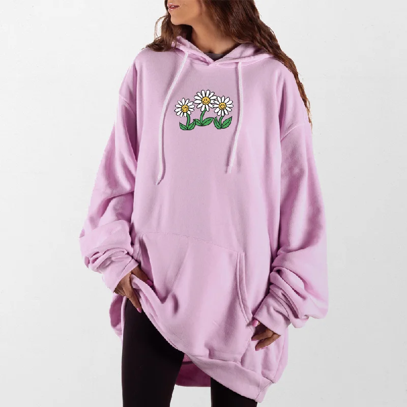 Daisy Flowers Giant Hoodie