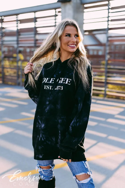 Dee Gee Black Tie Dye PR Hoodie