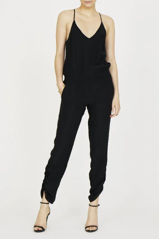 Lowell Jumpsuit In Silk