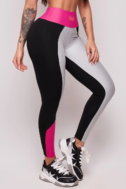 Let's Gym Silver Charm Legging