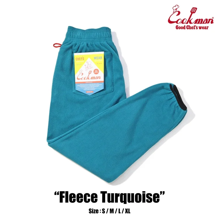 Cookman Chef Pants - Fleece : Turquoise