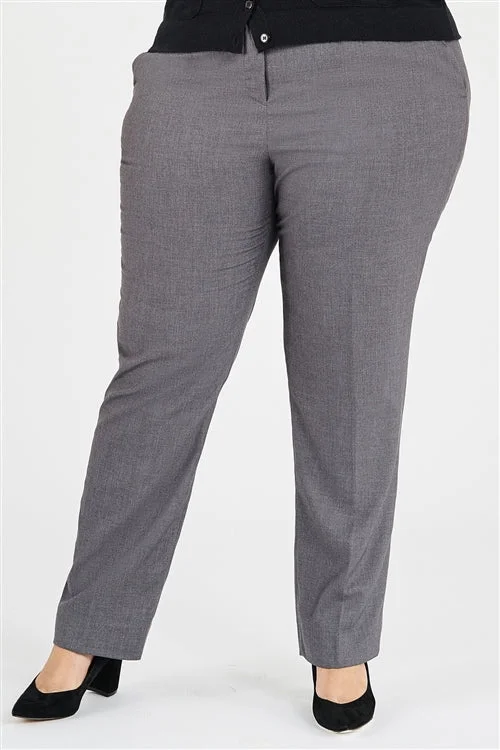 Ladies' Jordan Straight Leg Pant - Empire Grey