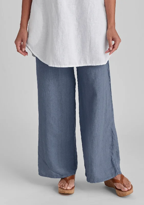 Flat Iron Pant - Linen Drawstring Pants