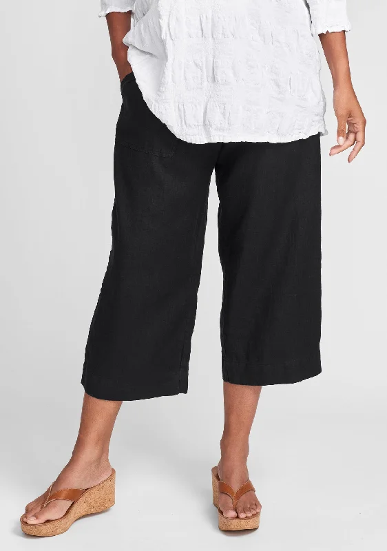 Kate Pant - Linen Crop Pants - FINAL SALE