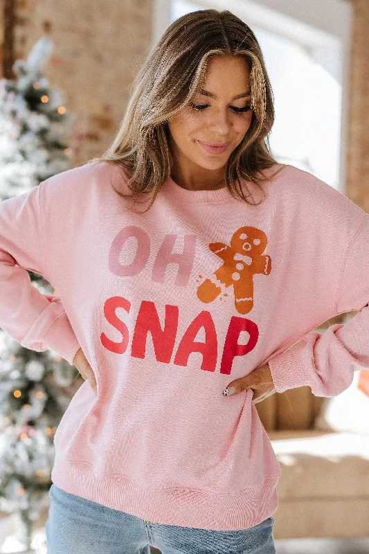 Oh Snap Gingerbread Man Graphic Sweatshirt | S-XL