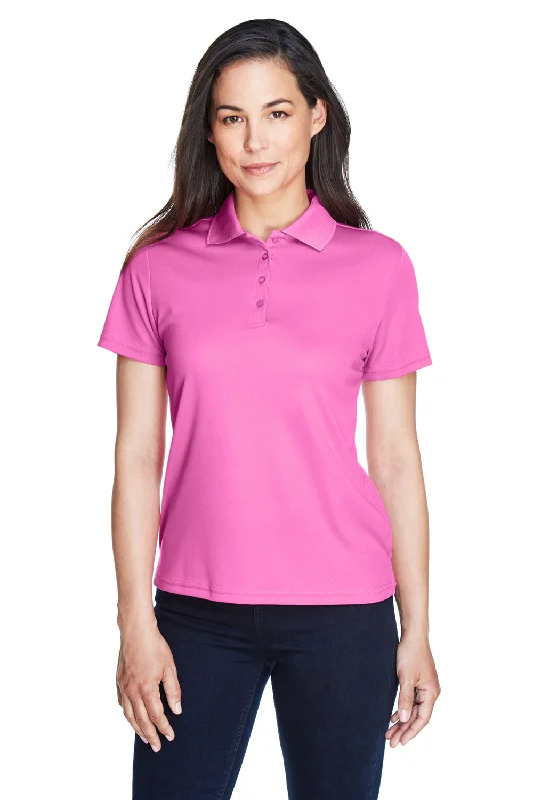 Warm Comfort Core 365 Womens Origin Performance Moisture Wicking Short Sleeve Polo Shirt - Charity Pink Warm Comfort Core 365 Womens Origin Performance Moisture Wicking Short Sleeve Polo Shirt - Charity Pink