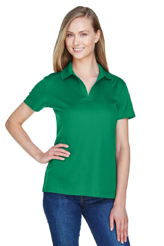 Soft Fashion Devon & Jones Womens CrownLux Performance Moisture Wicking Short Sleeve Polo Shirt - Kelly Green Soft Fashion Devon & Jones Womens CrownLux Performance Moisture Wicking Short Sleeve Polo Shirt - Kelly Green