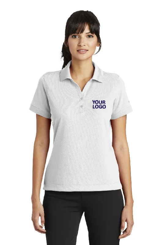 Nike Ladies Dri-FIT Classic Custom Polos, White