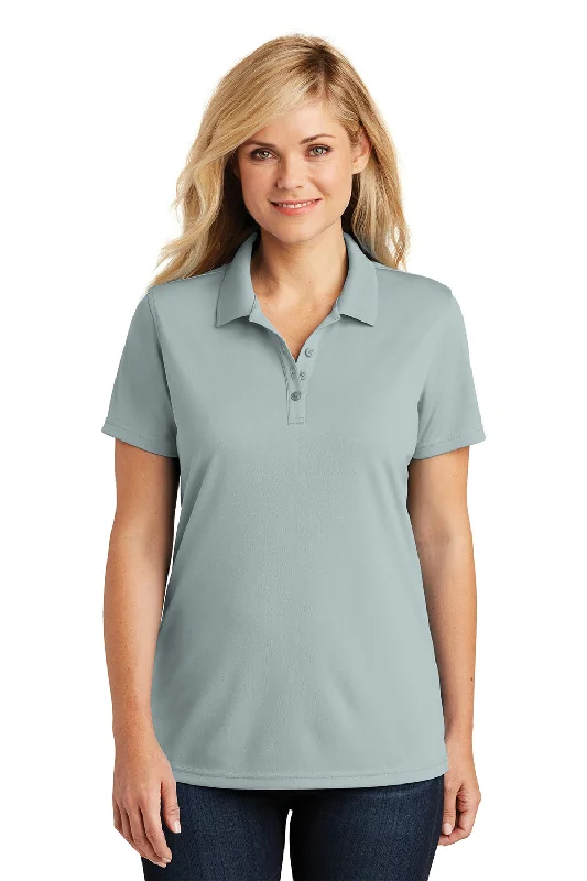 Trends Port Authority Womens Dry Zone Moisture Wicking Short Sleeve Polo Shirt - Gusty Grey Trends Port Authority Womens Dry Zone Moisture Wicking Short Sleeve Polo Shirt - Gusty Grey