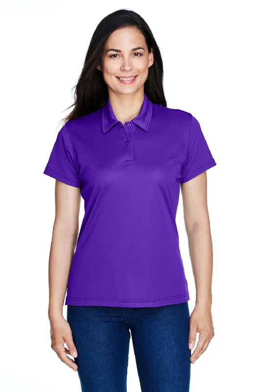 Easy Fashion Team 365 Womens Command Performance Moisture Wicking Short Sleeve Polo Shirt - Purple Easy Fashion Team 365 Womens Command Performance Moisture Wicking Short Sleeve Polo Shirt - Purple